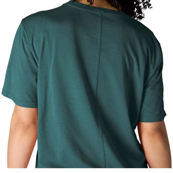 NWT Women's Carhartt Loose Fit Tee with Pocket- Color Greenstone - Picture 3 of 3